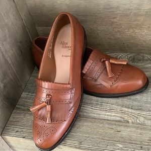 Allen Edmonds Mens Bridgeton Kiltie Loafer Dress Shoes Brown Tasseled 11A